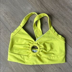 Five the Label Yellow dance top with Cutout Detail YL